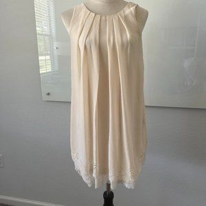 EUC Jessica Simpson Sleeveless Ivory Dress - size 2